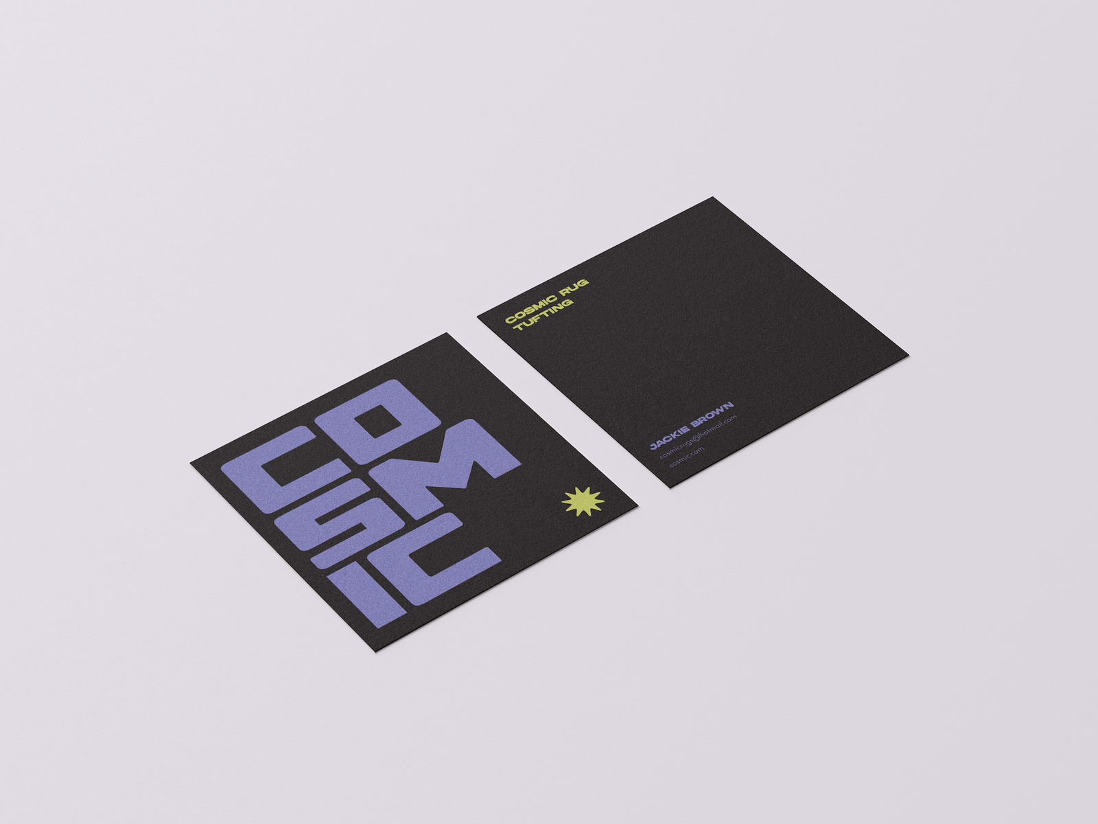 cosmic brand buisness card